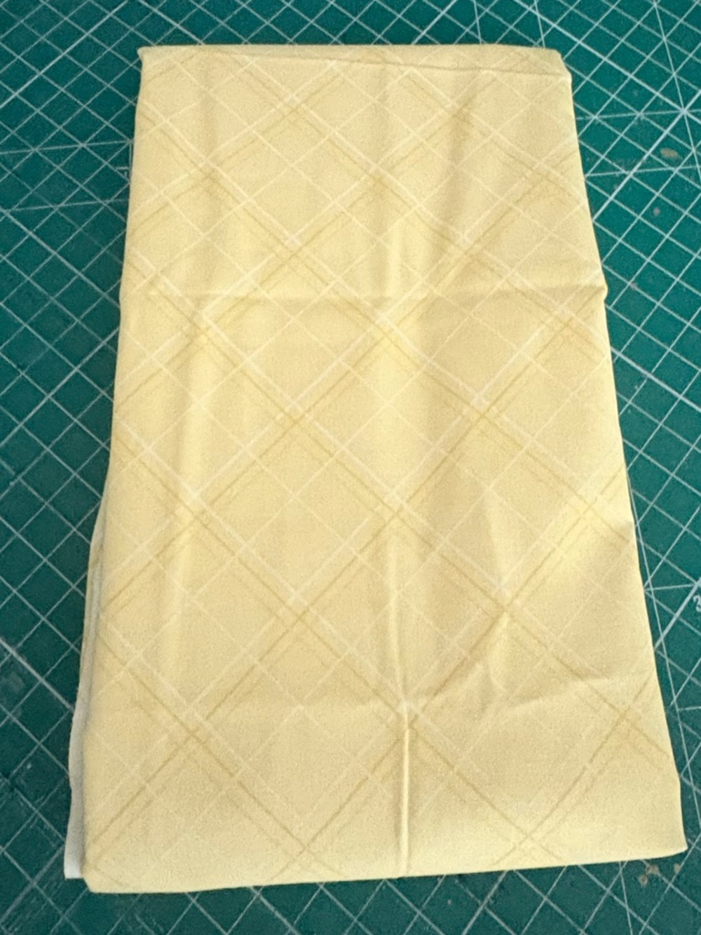 Yellow Quilted Fabric